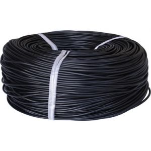 Микротръба pvc, полуеластична, Ф5,5х3mm, черна, ролка 500м